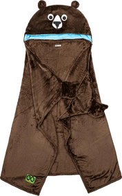 Κουβέρτα Fleece Με Κουκούλα (127x91.5) Zoocchini Bear