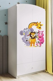 Ντουλάπα Babydreams Cartoon-Leuko-Zoo