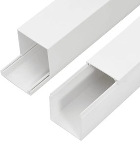 vidaXL Κανάλι Καλωδίων 60 x 60 χιλ. 10 μ. από PVC