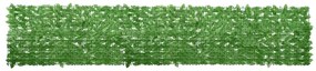 vidaXL Διαχωριστικό Βεράντας με Πράσινα Φύλλα 400 x 75 εκ.