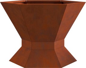 vidaXL Φωτιά σε μπολ Σκ rusty 50 x 50 x 40 cm