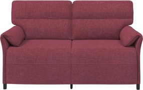 vidaXL Καναπές 100% πολυέστερ μεταλλικό πλαίσιο MDF, Κόντρα πλακέ