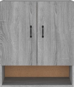 vidaXL Ντουλάπι Τοίχου Γκρι Sonoma 60x31x70εκ. Επεξεργασμένο Ξύλο