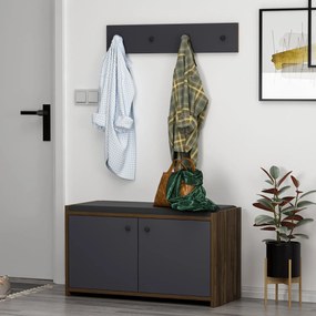 Shoe Cabinet Zen - Anthracite Anthracite