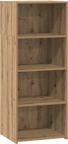 vidaXL Highboard Artisan Δρυς 50 x 41 x 124 εκ. Επεξεργασμένο Ξύλο