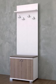 Stewehome Ντουλάπα εισόδου μοντέρνου στιλ Λευκό 60x33x177 cm