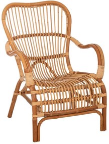 Πολυθρόνα Rattan 87889 63x77x87cm Natural-Brown