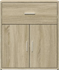 vidaXL Βοηθητικό Ντουλάπι Sonoma Δρυς 60x31x70 εκ. Επεξεργασμένο Ξύλο
