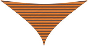 vidaXL Πανί σκιάς Πορτοκαλί και Καφέ 3 x 3 x 4,24 m