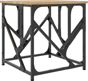 vidaXL Τραπεζάκι Σαλονιού Sonoma Δρυς 45x45x47,5 εκ. Επεξεργασμ. Ξύλο