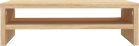 vidaXL Βάση Οθόνης Χρώμα Sonoma Δρυς 42 x 24 x 13 εκ. από Επεξ. Ξύλο