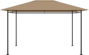vidaXL Κιόσκι Taupe 384x281x270 εκ. 180 γρ./μ²