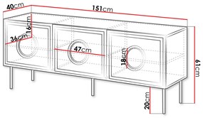 Έπιπλο τηλεόρασης Palazzo Mini