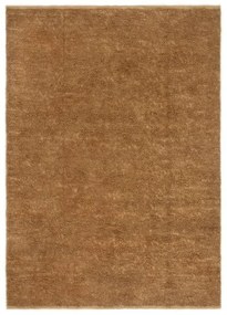 Χαλί Χειροποίητο με Θηλιά 160x230 εκ. από Γιούτα και Βαμβάκι - Καφέ