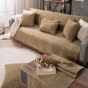 Ριχτάρι Minessota 08 Beige Teoran Three-Seater 180x300cm Ακρυλικό,Βαμβάκι, Polyester