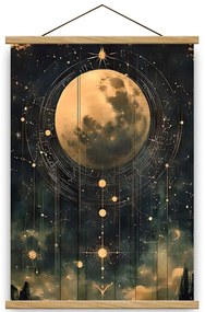 Διακοσμητικό Τοίχου 708BRS1210 50x70cm Multi Wallity Ξύλο,Ύφασμα