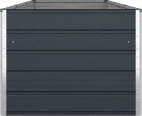 vidaXL Γλάστρα Ανθρακί 290 x 100 x 75 εκ Επικαλυμμένος Χάλυβας