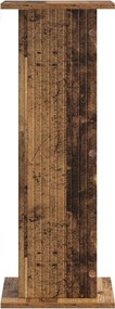 vidaXL Βάση φυτών Παλαιωμένο ξύλο 30,5 x 30 x 80,5 εκ