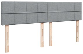 ΚΡΕΒΑΤΙ BOXSPRING ΜΕ ΣΤΡΩΜΑ ΑΝΟΙΧΤΟ ΓΚΡΙ 180X200 ΕΚ. ΥΦΑΣΜΑΤΙΝΟ 3289059