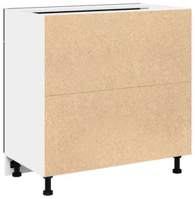 vidaXL Κάβες με Συρτάρι σε Μαύρη Δρυς, 80x46x81,5 εκ, Κατασκευασμένο από Επεξεργασμένο Ξύλο