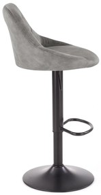 H101 bar stool grey DIOMMI V-CH-H/101-POPIELATY