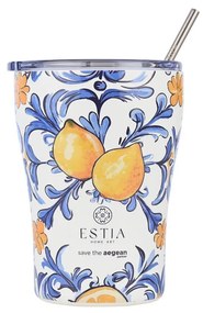 ESTIA ΘΕΡΜΟΣ COFFEE MUG SAVE THE AEGEAN 350ml AMALFI COAST