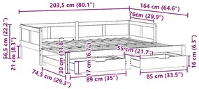 ΚΑΝΑΠΕΣ ΚΡΕΒΑΤΙ ΣΥΡΟΜΕΝΟΣ ΧΩΡΙΣ ΣΤΡΩΜΑ 80X200 ΕΚ. &amp; ΣΥΡΤΑΡΙΑ 3302216