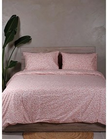 Σετ Σεντόνια Cotton Feelings 2044 Pink Υπέρδιπλο (235x270)