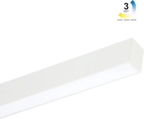 LED Οροφής Γραμμικό Φωτιστικό Leon 30W CCT 120cm Λευκό