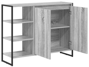 vidaXL Βοηθητικό ντουλάπι Γκρίζο Σονομα 96.5 x 30 x 75 εκ