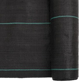 vidaXL Μεμβράνη Εδαφοκάλυψης Μαύρη 0,5x150 μ. από Πολυπροπυλένιο