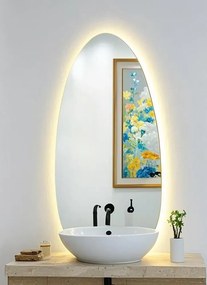 Καθρέφτης επιτοίχιος Nextdeco με φωτισμό led 40x70εκ.