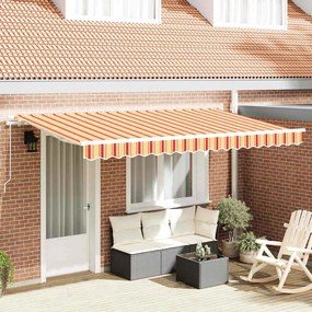 vidaXL Σκηνίτσα Αναδιπλούμενη Κίτρινο 400 x 200 cm ύφασμα