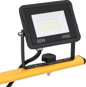 vidaXL Προβολέας LED με Τρίποδο Ψυχρό Λευκό 2 x 20 W