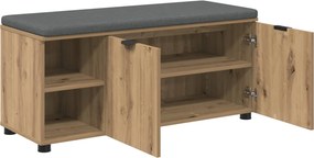 vidaXL Παγκάκι Χαλωρίου Τεχνίτικη Δρυς 100 x 38 x 46 εκ