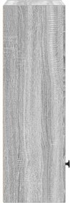 vidaXL Βιβλιοθήκη Γκρι Sonoma 31x24x77 εκ. από Επεξεργ. Ξύλο