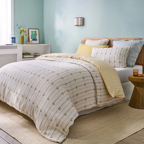 Παπλωματοθήκη από βαμβακερή μουσελίνα με φλοράλ μοτίβο, RISETTI