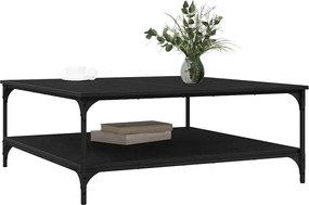 vidaXL Τραπεζάκι σαλονιού Μαύρη δρυς 100 x 100 x 40 cm
