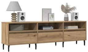 vidaXL Έπιπλο Τηλεόρασης τεχνίτης Δρυς 150x30x44,5 εκ.