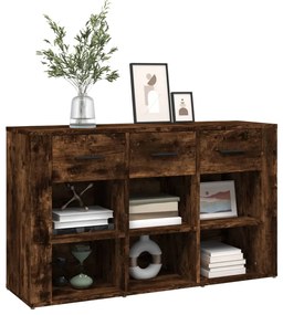 vidaXL Ντουλάπι Καπνιστή Δρυς 100x30x59,5 εκ. από Επεξεργασμένο Ξύλο
