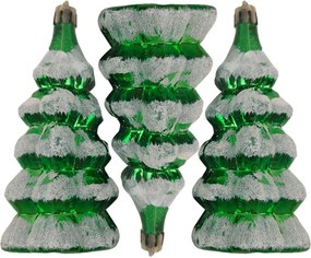 Σετ πλαστικά στολίδια Mini Tree 3 τεμάχια