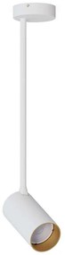 Φωτιστικό Οροφής - Σποτ Mono Long M 7671 1xGU10 10W White-Gold Nowodvorski Μέταλλο,Πλαστικό