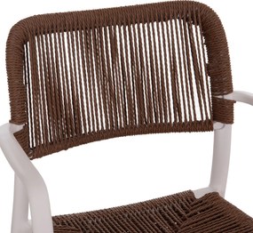 ΠΟΛΥΘΡΟΝΑ ΕΞ.ΧΩΡΟΥ STRIDER HM6391.01 ΛΕΥΚΟ ΠΟΛΥΠΡΟΠΥΛΕΝΙΟ--ΚΑΦΕ ΣΧΟΙΝΙ 57x53x80Υεκ.