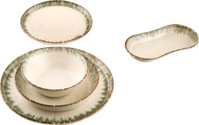 Dinner Set (27 Pieces) N25004 Green
Brown
White