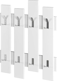 Κρεμάστρα Τοίχου Λευκό WAVE 64x4x79