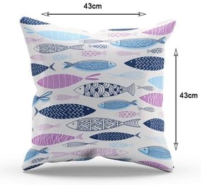 MOUDS Μαξιλαροθήκη με Όψη Βελουδο Τετράγωνη 43x43cm PLY06 – Pillow case
