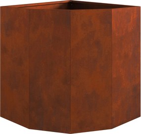 vidaXL Γωνιακό Ροδόδεντρο Σκ rusty 45 x 45 x 50 εκ