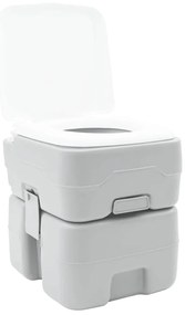 vidaXL Τουαλέτα Κάμπινγκ Γκρι 41.5 x 36.5 x 42 εκ.