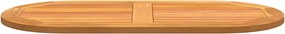 vidaXL Καπάκι τραπεζιού Φυσικό Λάδι 100 x 50 x 2 cm