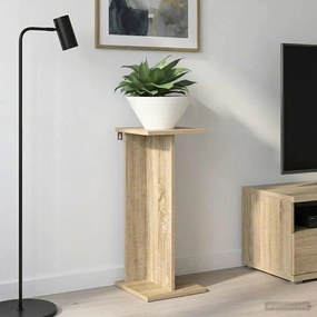 vidaXL Βάση φυτών Sonoma Δρυς 25 x 25,5 x 60,5 εκ. Επεξεργασμένο Ξύλο